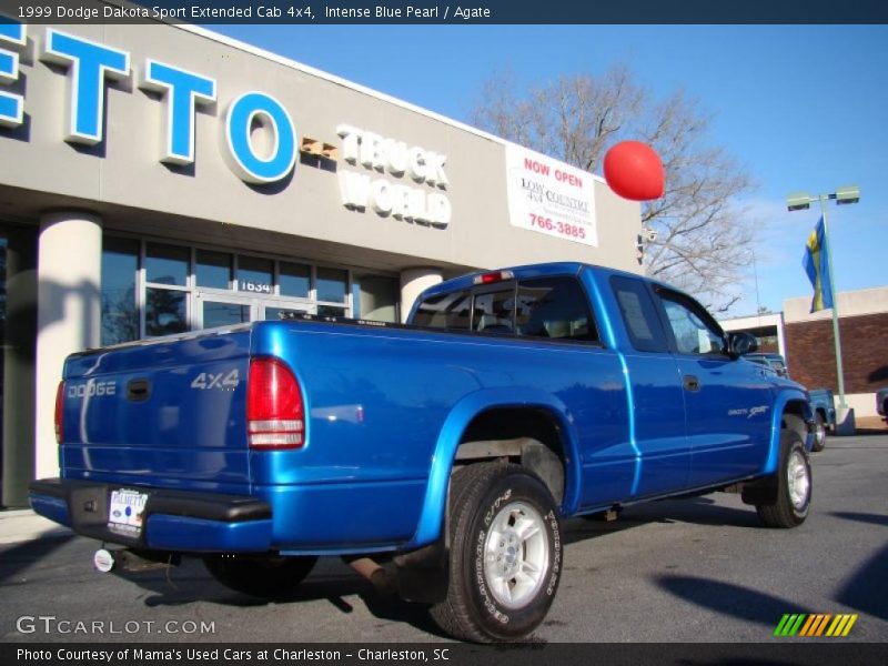 Intense Blue Pearl / Agate 1999 Dodge Dakota Sport Extended Cab 4x4