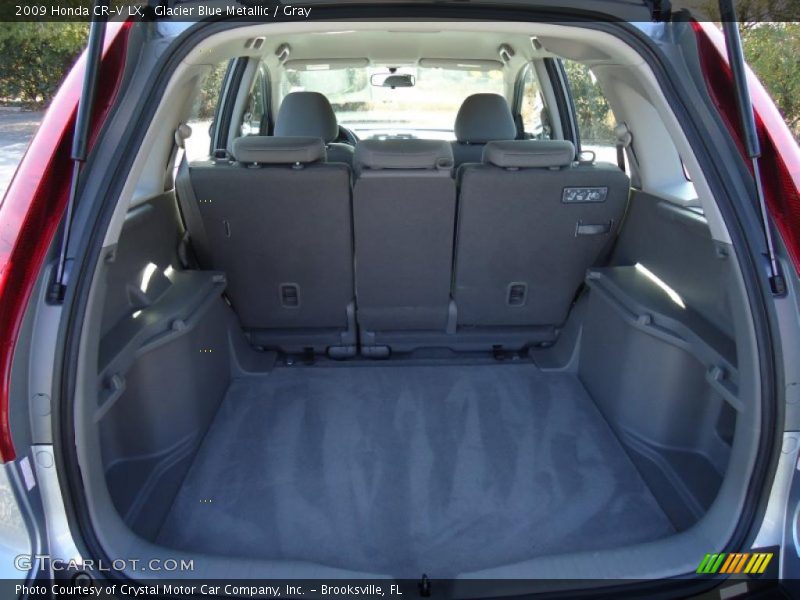 Glacier Blue Metallic / Gray 2009 Honda CR-V LX