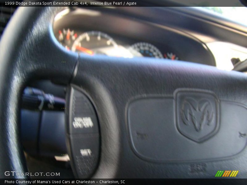 Intense Blue Pearl / Agate 1999 Dodge Dakota Sport Extended Cab 4x4