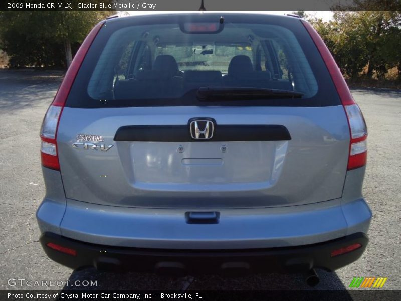 Glacier Blue Metallic / Gray 2009 Honda CR-V LX