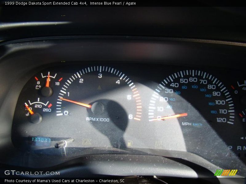 Intense Blue Pearl / Agate 1999 Dodge Dakota Sport Extended Cab 4x4