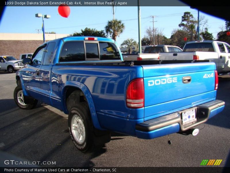 Intense Blue Pearl / Agate 1999 Dodge Dakota Sport Extended Cab 4x4