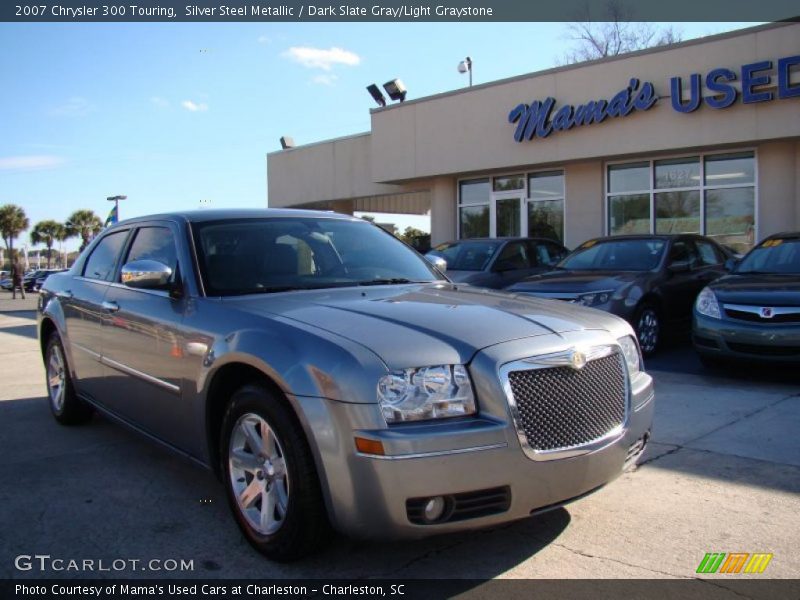 Silver Steel Metallic / Dark Slate Gray/Light Graystone 2007 Chrysler 300 Touring