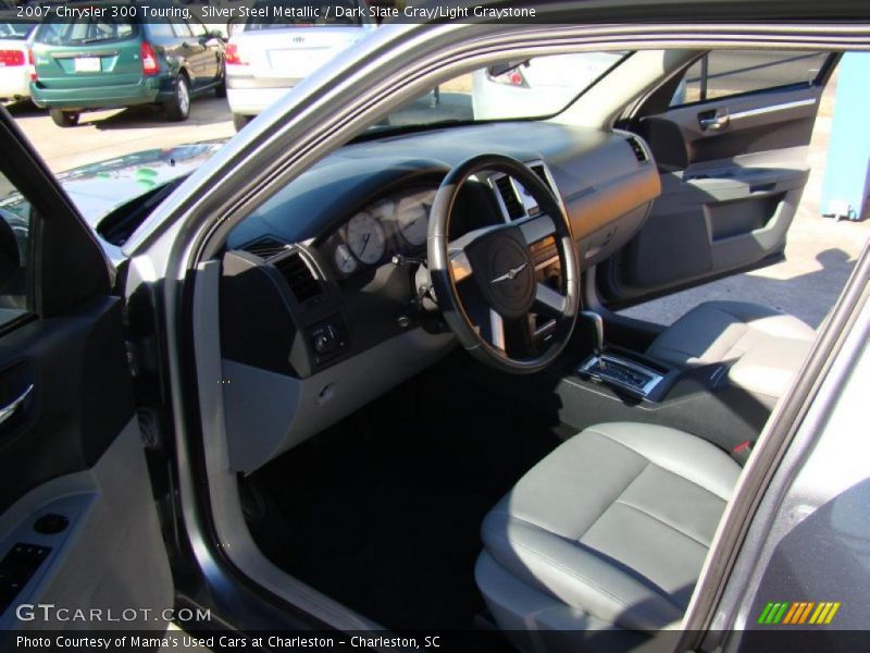 Silver Steel Metallic / Dark Slate Gray/Light Graystone 2007 Chrysler 300 Touring