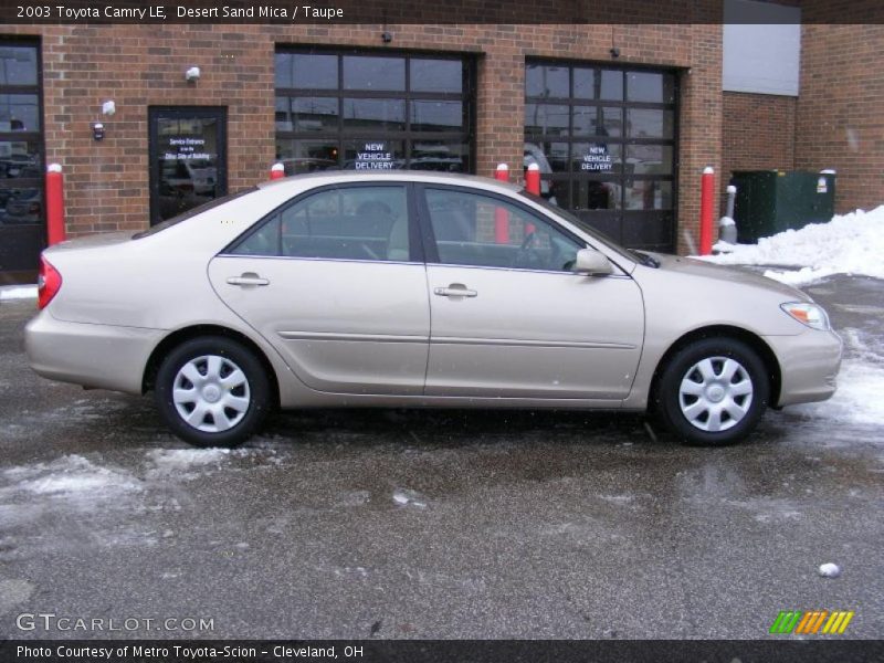 Desert Sand Mica / Taupe 2003 Toyota Camry LE