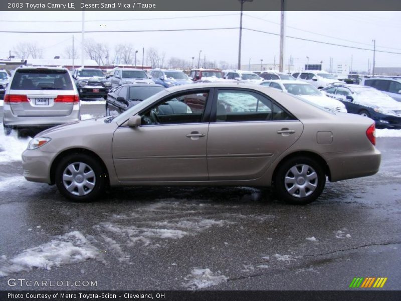 Desert Sand Mica / Taupe 2003 Toyota Camry LE
