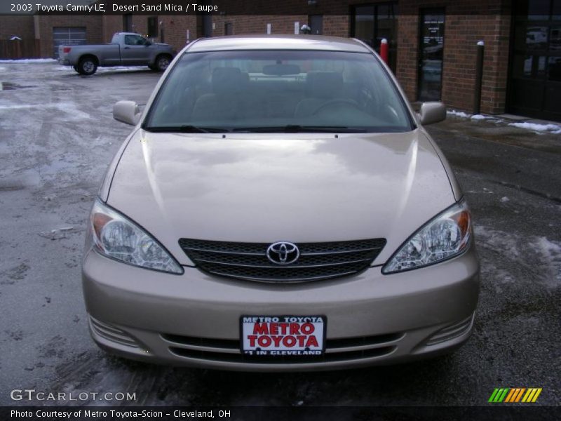 Desert Sand Mica / Taupe 2003 Toyota Camry LE