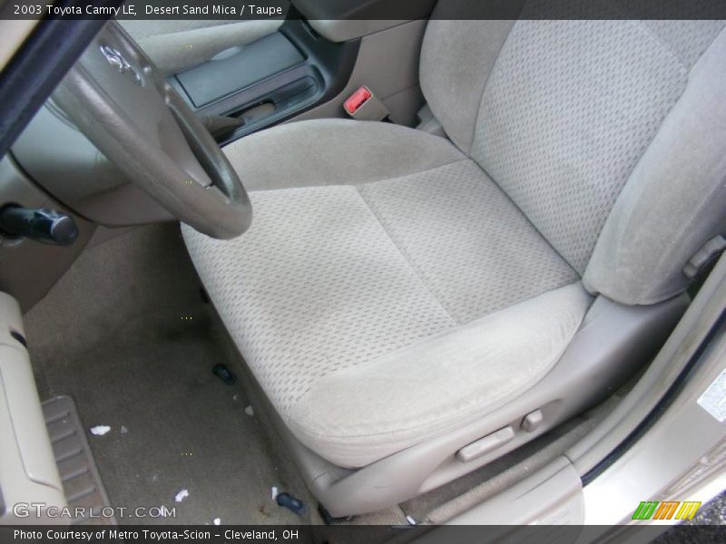 Desert Sand Mica / Taupe 2003 Toyota Camry LE