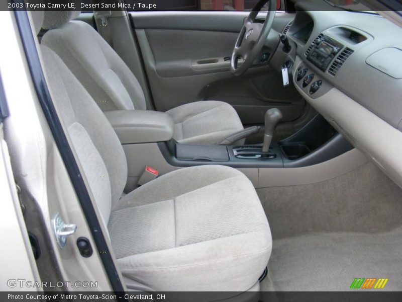 Desert Sand Mica / Taupe 2003 Toyota Camry LE