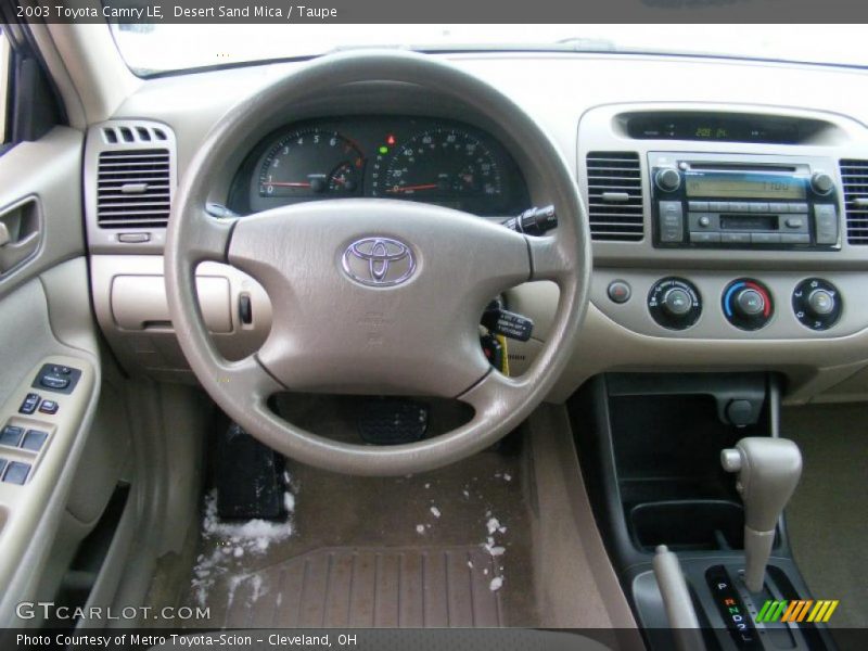 Desert Sand Mica / Taupe 2003 Toyota Camry LE