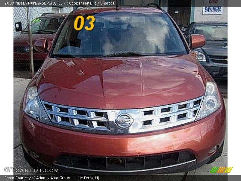 Sunlit Copper Metallic / Charcoal 2003 Nissan Murano SL AWD