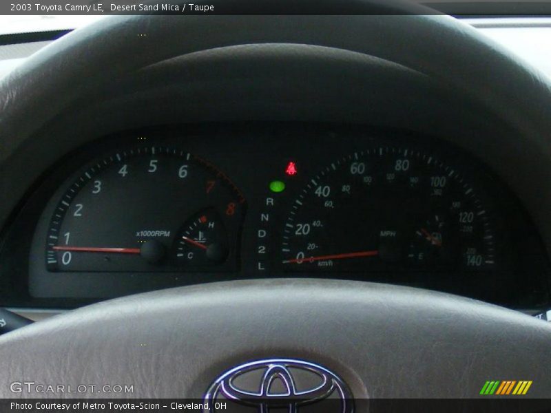 Desert Sand Mica / Taupe 2003 Toyota Camry LE