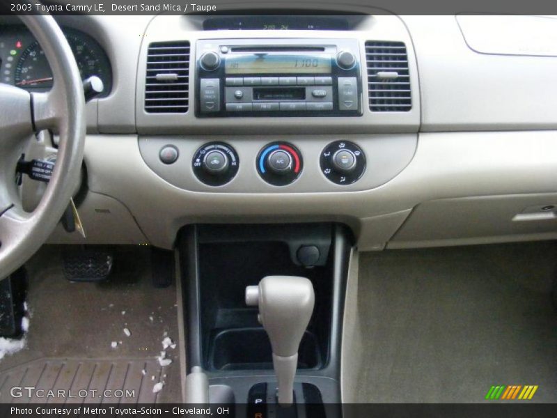 Desert Sand Mica / Taupe 2003 Toyota Camry LE