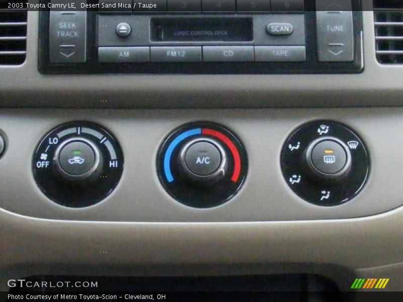 Desert Sand Mica / Taupe 2003 Toyota Camry LE