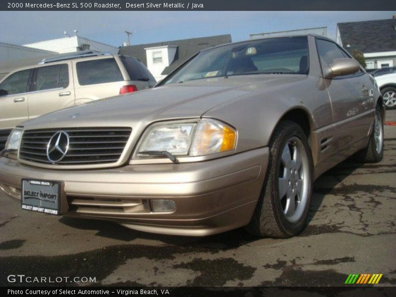 Front 3/4 View of 2000 SL 500 Roadster