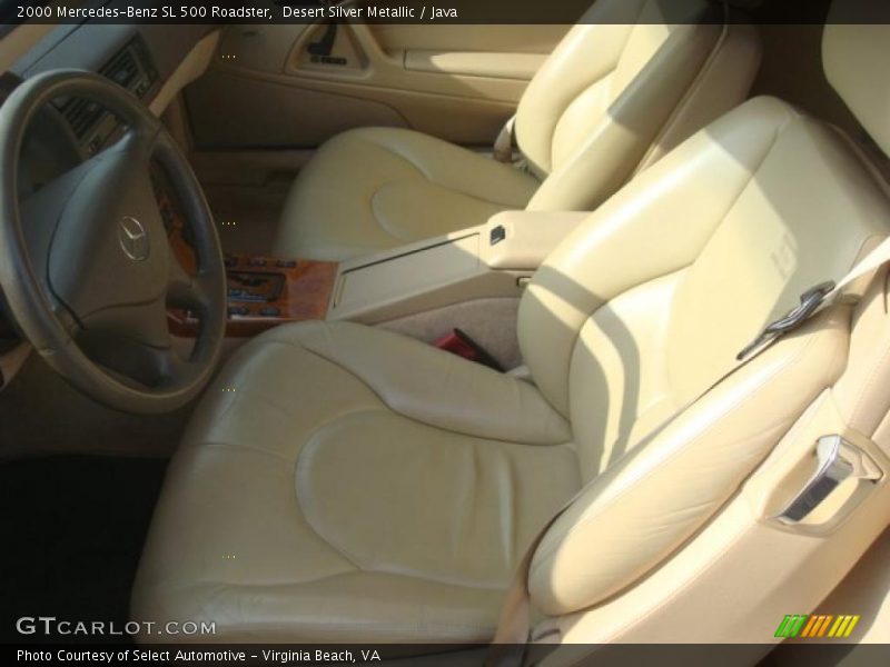  2000 SL 500 Roadster Java Interior