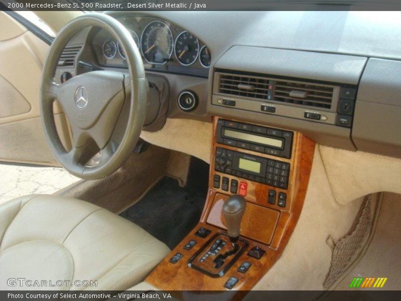 Dashboard of 2000 SL 500 Roadster