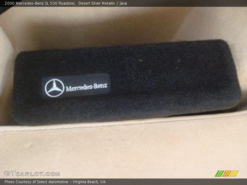Desert Silver Metallic / Java 2000 Mercedes-Benz SL 500 Roadster