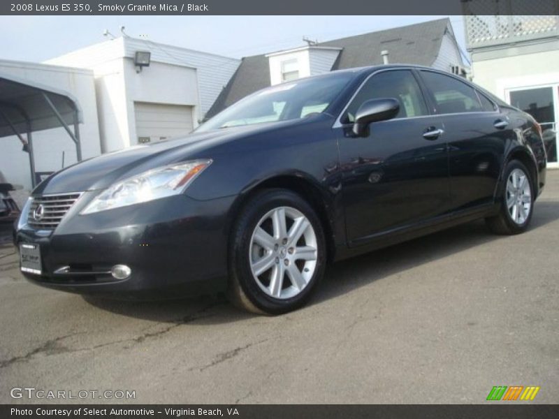 Smoky Granite Mica / Black 2008 Lexus ES 350