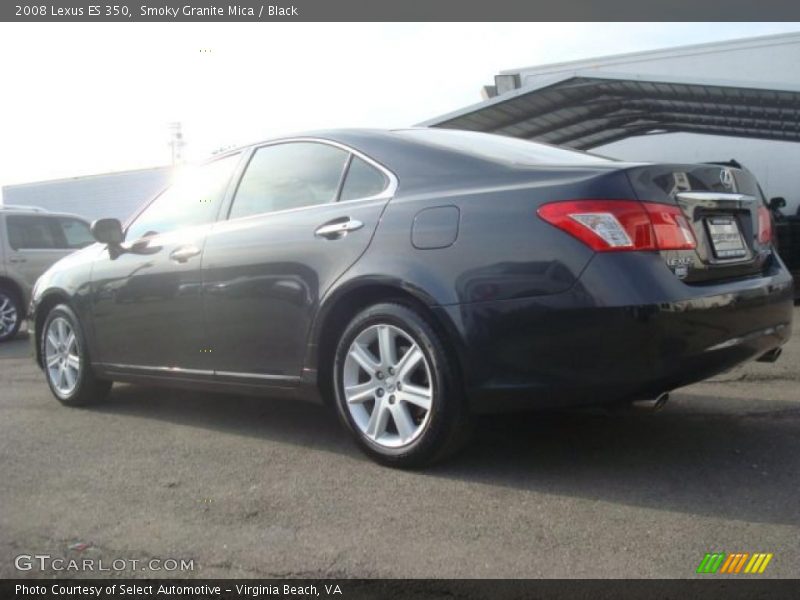 Smoky Granite Mica / Black 2008 Lexus ES 350