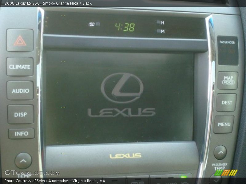 Smoky Granite Mica / Black 2008 Lexus ES 350