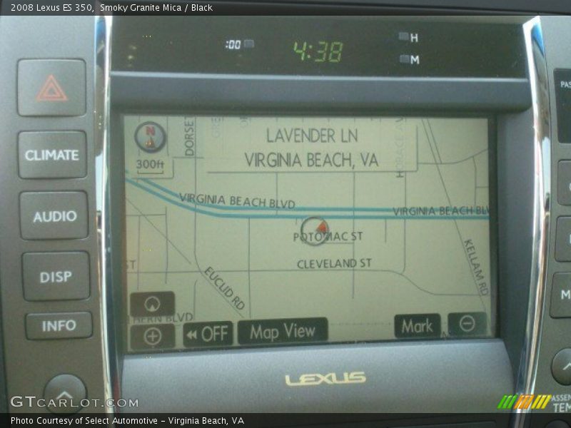 Smoky Granite Mica / Black 2008 Lexus ES 350