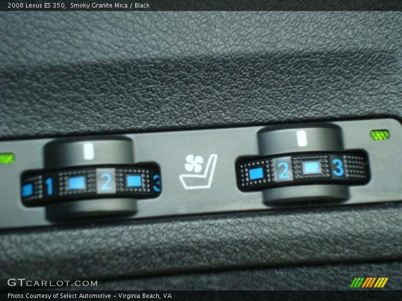Smoky Granite Mica / Black 2008 Lexus ES 350