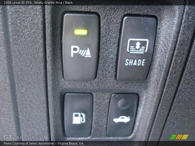 Smoky Granite Mica / Black 2008 Lexus ES 350