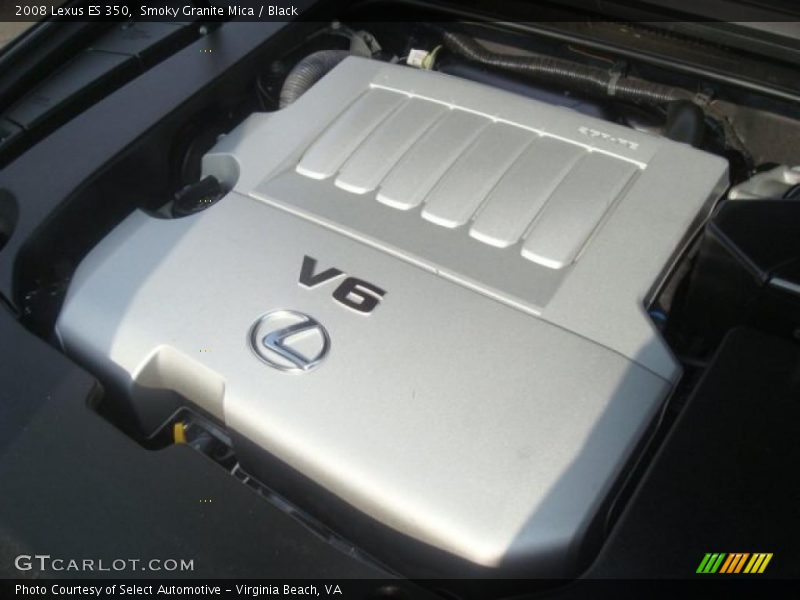 Smoky Granite Mica / Black 2008 Lexus ES 350