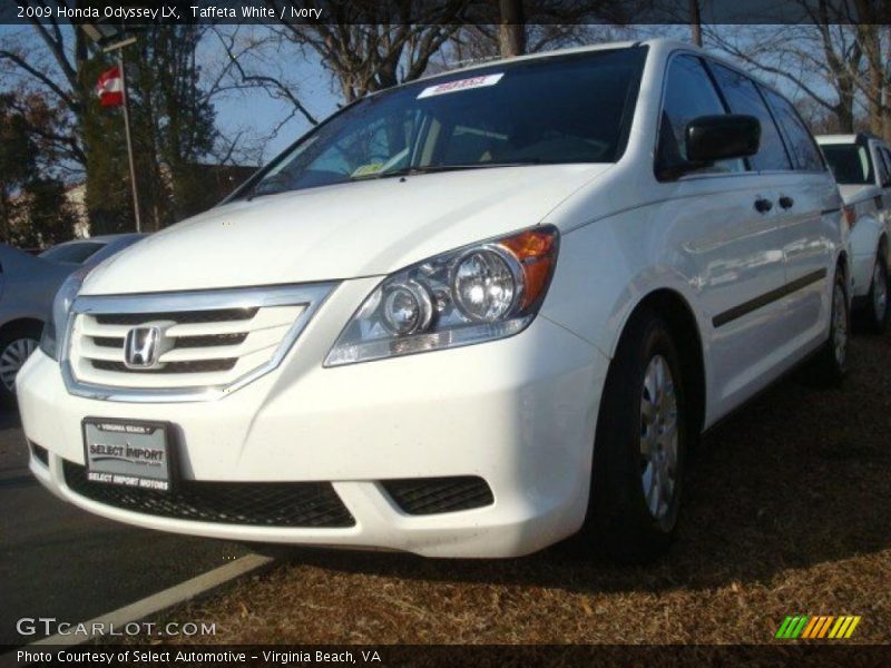 Taffeta White / Ivory 2009 Honda Odyssey LX