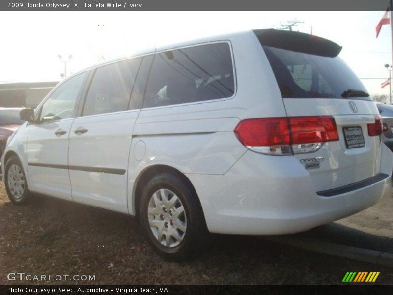 Taffeta White / Ivory 2009 Honda Odyssey LX
