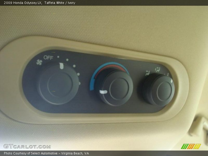 Taffeta White / Ivory 2009 Honda Odyssey LX