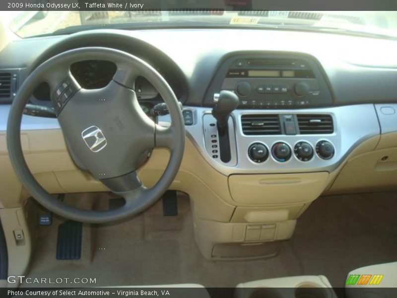 Taffeta White / Ivory 2009 Honda Odyssey LX