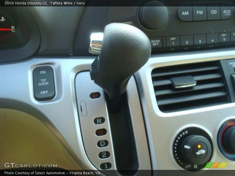  2009 Odyssey LX 5 Speed Automatic Shifter