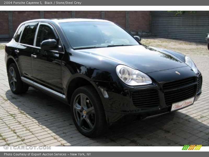 Black / Stone/Steel Grey 2004 Porsche Cayenne S