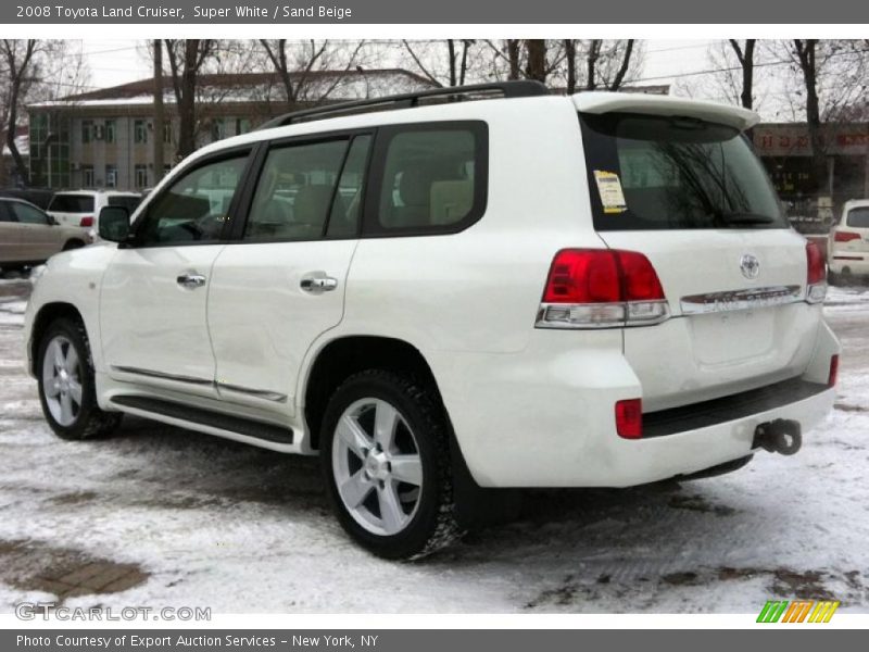 Super White / Sand Beige 2008 Toyota Land Cruiser