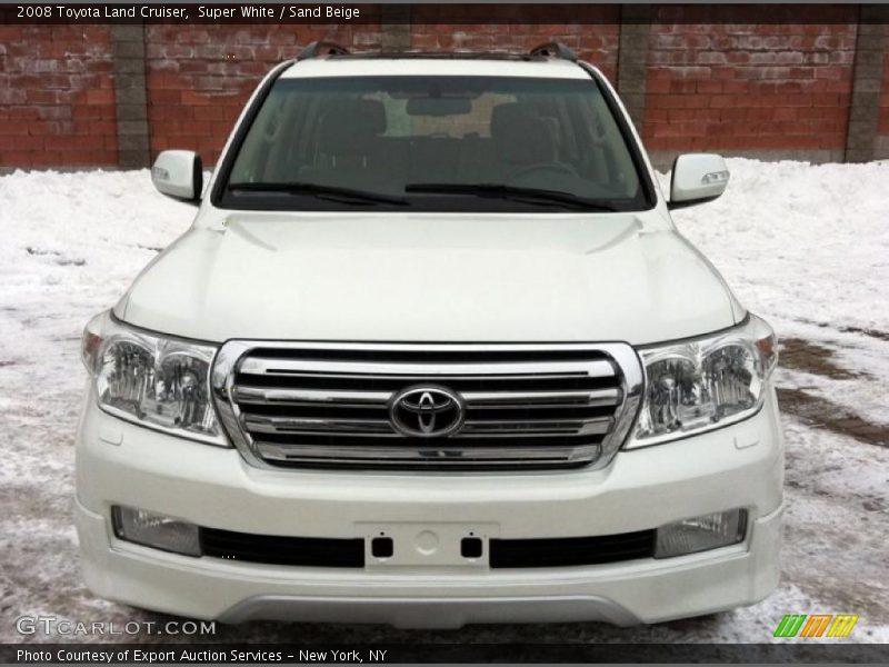 Super White / Sand Beige 2008 Toyota Land Cruiser
