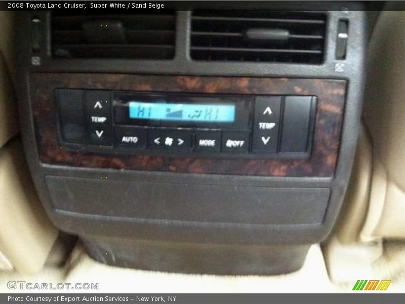 Controls of 2008 Land Cruiser 