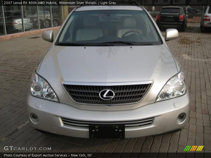 Millennium Silver Metallic / Light Gray 2007 Lexus RX 400h AWD Hybrid