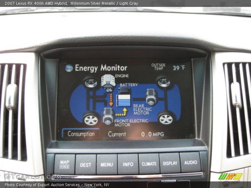 Controls of 2007 RX 400h AWD Hybrid