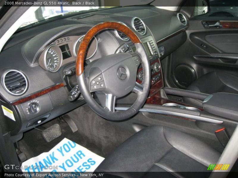 Black Interior - 2008 GL 550 4Matic 
