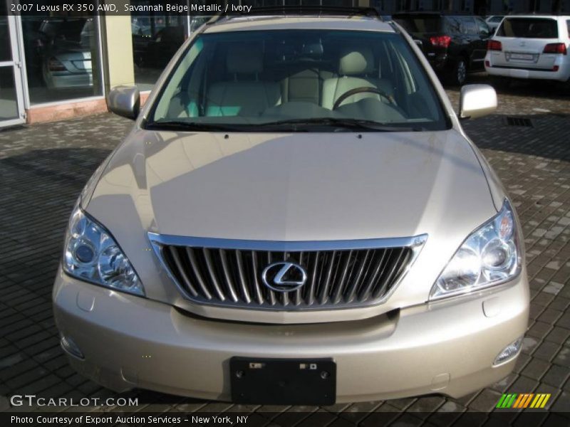 Savannah Beige Metallic / Ivory 2007 Lexus RX 350 AWD