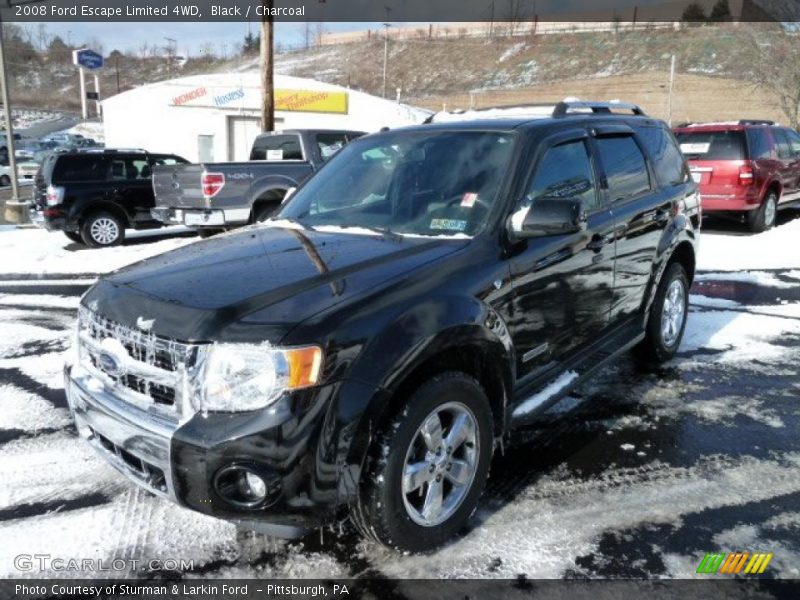 Black / Charcoal 2008 Ford Escape Limited 4WD