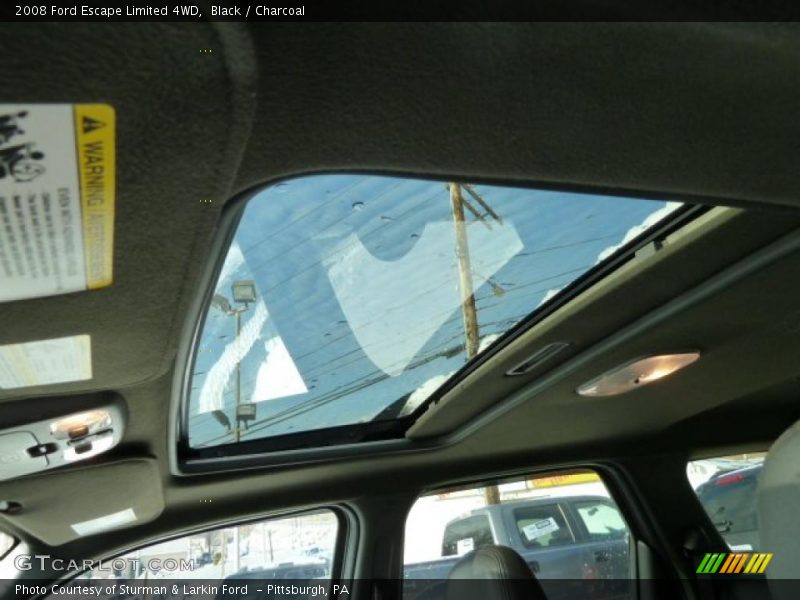 Black / Charcoal 2008 Ford Escape Limited 4WD