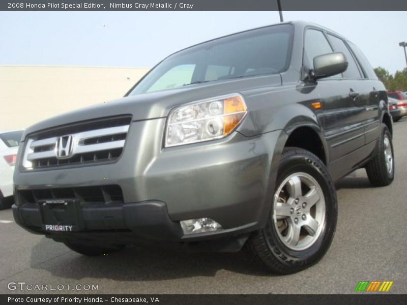 Nimbus Gray Metallic / Gray 2008 Honda Pilot Special Edition