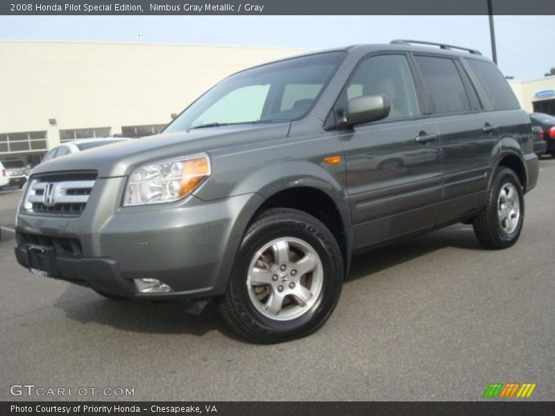 Nimbus Gray Metallic / Gray 2008 Honda Pilot Special Edition