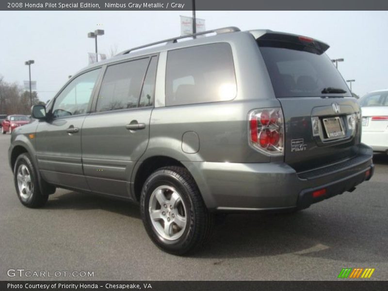 Nimbus Gray Metallic / Gray 2008 Honda Pilot Special Edition