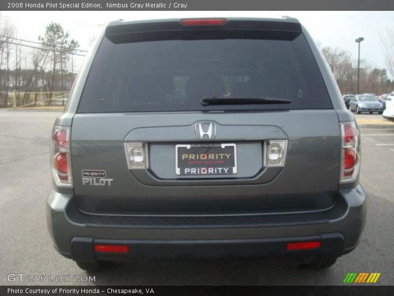 Nimbus Gray Metallic / Gray 2008 Honda Pilot Special Edition
