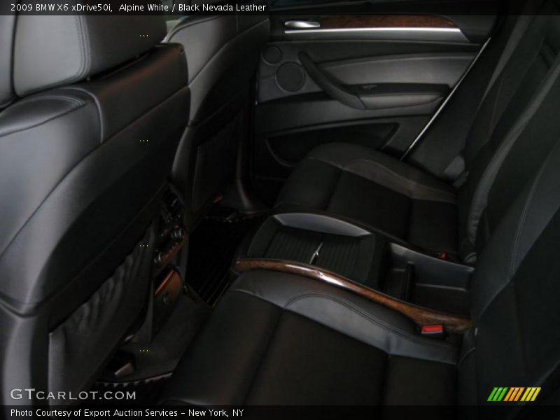 Alpine White / Black Nevada Leather 2009 BMW X6 xDrive50i