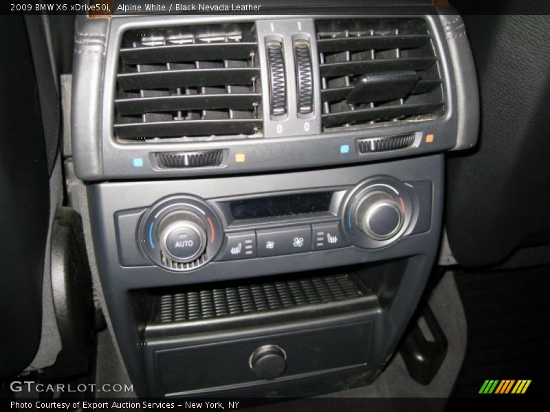Alpine White / Black Nevada Leather 2009 BMW X6 xDrive50i